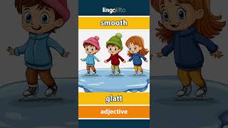 🇬🇧🇩🇪 smooth  glatt  vocabulary builder  learn English  Lernen wir Englisch [upl. by Nnel]