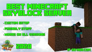 Minecraft 1181 SkyBlock Server IP 2022 [upl. by Johnny141]