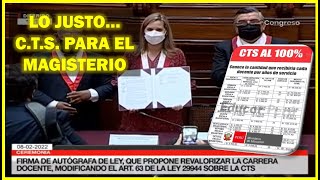 ¡ATENCION CONGRESO quotFIRMA DE AUTOGRAFA DE LEY SOBRE LA CTSquot PARA EL MAGISTERIO [upl. by Jilly]