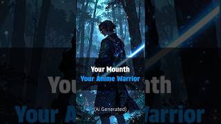 Your Mounth Your Anime Warrior  Ai Generated [upl. by Lopez]