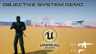 Unreal Engine 5 UE5 Objective System Demo  Blind Eye Studios Dev Log [upl. by Moreen508]