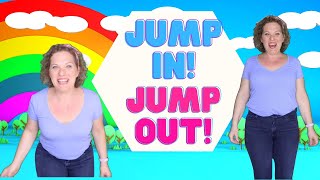 Preschool Music and Movement  Jump In Jump Out  Childrens Dance Song for Kids [upl. by Esaertal]