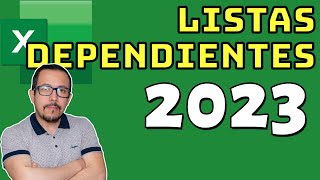 Cómo crear listas dependientes automatizables actualizado al 2023 muy facil y rápido [upl. by Abercromby]