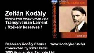 Kodály Zoltán Transylvanian Lament  Székely keserves [upl. by Teeter]