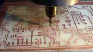 Milling PCB on the CNC machine  part 3 [upl. by Schulze]