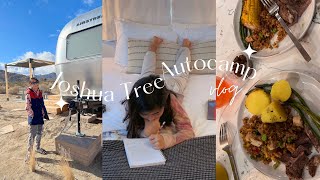 Joshua Tree Vlog  Autocamp  hiking eating reading [upl. by Rees771]