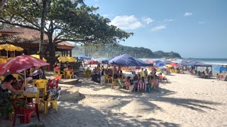 Ubatuba SP ao vivo  sexta feira dia de sol todos os quiosques abertos [upl. by Liborio]