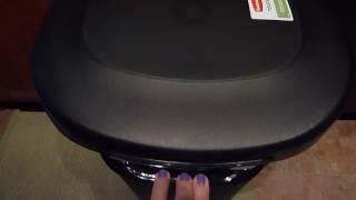 Rubbermaid Touch Top Trash Can with Liner Lock [upl. by Dnanidref639]