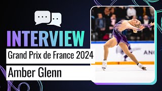 Big Goals  Amber GLENN USA  Women Winner  Grand Prix de France 2024  GPFigure [upl. by Nibuz345]