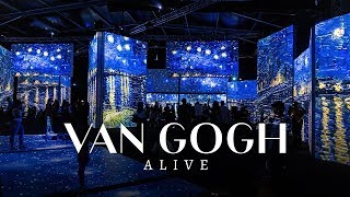 Van Gogh Alive The Experience la exposición inmersiva llega a México 2020 [upl. by Notrab]