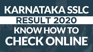 Karnataka SSLC Results 2020 Know How to Check Results Online [upl. by Lalib6]