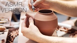 How to Make A Simple Stoneware Teapot — ASMR Version [upl. by Ecenaj]