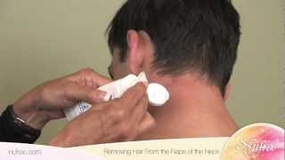 Nufree finipil  Removing Hair From the Nape of the Neck [upl. by Haden]