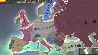 Hearts of Iron III Timelapse  Götterdämmerung [upl. by Frida197]