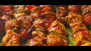 RECETTE DE BROCHETTE DE DINDE AVEC UNE EXCELLENTE MARINADE [upl. by Amsirahc]