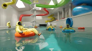 The Backrooms Waterpark Found Footage [upl. by Eneryc]