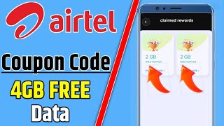 Airtel 4GB Free Data Offer 2024  Airtel 4GB Free Data Code  Airtel Free Data [upl. by Kcirb]