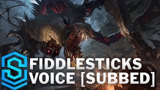 Voice  Fiddlesticks SUBBED  English [upl. by Adelaja888]