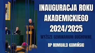 Inauguracja roku akademickiego WSD DWP 20242025  bp Romuald Kamiński [upl. by Hannover955]