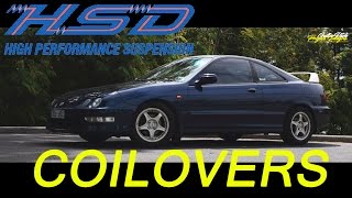 Integra HSD Coilovers  Install and Review [upl. by Reichel172]