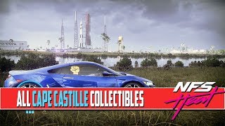 Need For Speed Heat ALL COLLECTIBLES Locations Cape Castille Billboards Arts Flamingos [upl. by Tigges851]