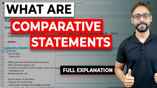 Comparative Statements  Important Basics with Practical Case Study Colgate [upl. by Linden]