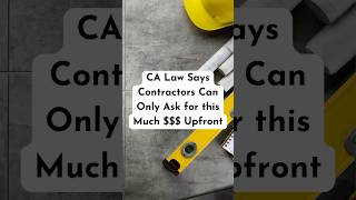 Contractor Payment Rule Every California Homeowner Should Know 💯 [upl. by Anne]