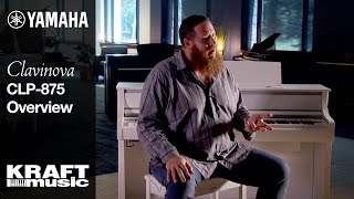 Yamaha Clavinova CLP875 Digital Piano  Overview with Adam B [upl. by Aronson293]