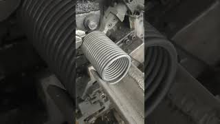 Interesting manufacturing process of garage door spring process machine factory manufacturing [upl. by Alick]