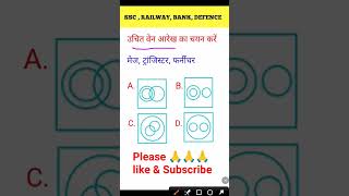 ven diagram questions reasoning वेन आरेख  sscchsl  rpf  alp [upl. by Sihon]