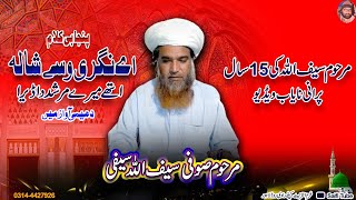 O Nagri Wassay Shala 🔥 Saifi Naat 🔥 By Saif ullah Muhammadi Saifi [upl. by Anada]