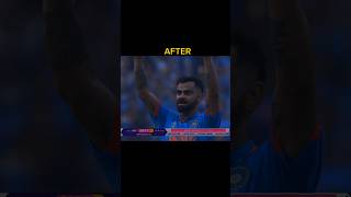 BEAT SYNC EDIT BEFORE AND AFTER viratkohli shorts [upl. by Hoagland335]