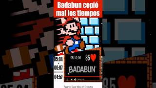 Badabun Intenta ROBAR Record y le SALE MAL 🤣 Parte 2  Speedrun Falso Super Mario supermariobros [upl. by Maer]