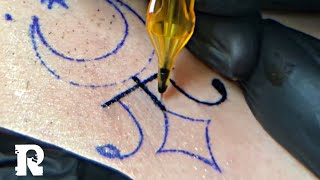 Tattoo RealTime Video minimalist tattoo [upl. by Nnasus]