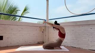 ARCHING BACK contortion flexibility yoga stretching [upl. by Nedak]