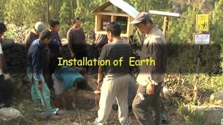 Electric Fencing to ward off wild animals from crop depredation in Bhutan [upl. by Dareece32]