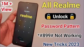 All Realme Reset Password How to fix forgot lockscreen Password Any Realme Pattern New Tricks 2024 [upl. by Howell]