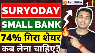 Suryoday Bank 🔥  तेजी शुरू  Suryoday Small Finance Bank Share Latest News  Suryoday Small Bank [upl. by Eenar553]