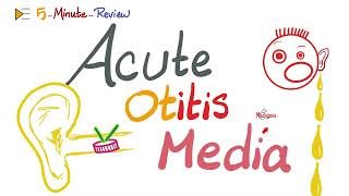 Acute Otitis Media AOM  5minutereview  ENT playlist [upl. by Arimahs]