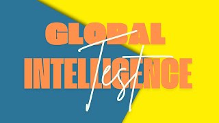 Global intelligence test CognitiveProficiency BrainTraining MentalAgility CognitiveSkills [upl. by Bastian429]