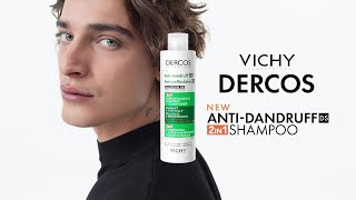 NEW DERCOS AntiDandruff DS 2 IN 1  Conditioning Shampoo  Vichy Laboratoires [upl. by Alviani]