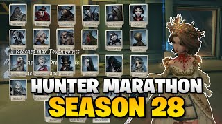 IDENTITY V HUNTER MARATHON SEASON 28 [upl. by Blackmun]