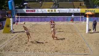 TakeMizoe vs ArvanitiTsiartsiani 2nd set 2014 Mangaung Open Quarter Final Match [upl. by Chrisy583]