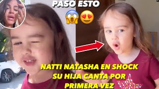 Natti Natasha En Shock Su Hija Vida Isabelle Canta Por Primera Vez y Pasó Esto 😱 [upl. by Xaviera534]