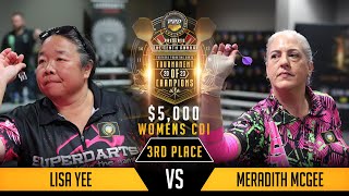 Lisa Yee vs Meradith Mcgee  Womens CSI 3rd Place  Tournament of Champions [upl. by Marlena]