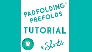 How to Use a Prefold Cloth Diaper Padfolding Method Shorts [upl. by Vina]