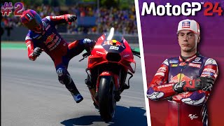 MotoGP 24 Carrière 2  Le rookie  Portimao [upl. by Lejna]