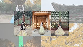 KOREA VLOG  DAY 2 gyeongbokgung palace n seoul tower myeongdong street [upl. by Caia693]