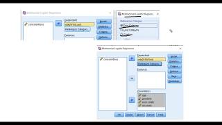 Multinomial logistic regression using SPSS July 2019 [upl. by Adniuqal]