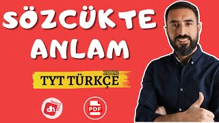 SÖZCÜKTE ANLAM Full 📌 TYT Türkçe 2023 Deniz Hoca PDF 📘📕 [upl. by Nivlen472]